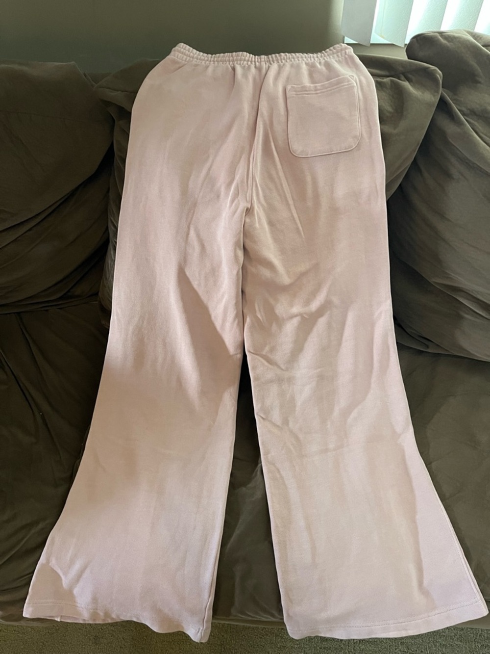 PINK Victoria's Secret Dusty Pink Fleece Sweatpants - Picture 5 of 6